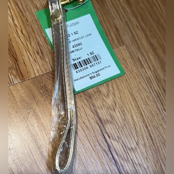 LILLY PULITZER “Ring Me Up” Gold Wristlet
NEW w/TAG - Picture 5 of 10